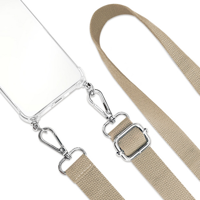 더조은셀러 면소재 목걸이 어깨끈 케이스