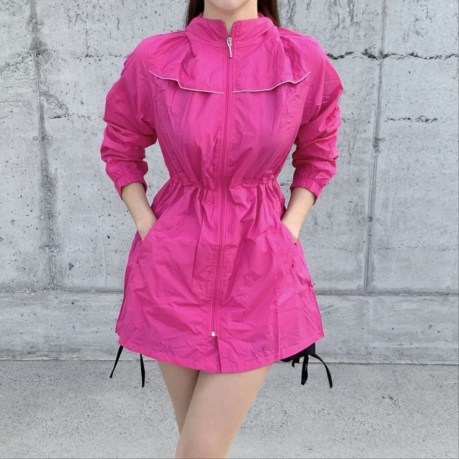 (Teddy Bear)골프 등산 여행 캠핑 여성우의 레인코트 바람막이 경량 우의 예쁜 우의 우비