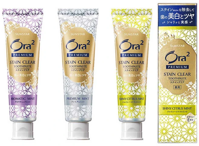 일본 치약 썬스타 오라투 프리미엄치약 3종세트, 3개, 100g - 쿠팡