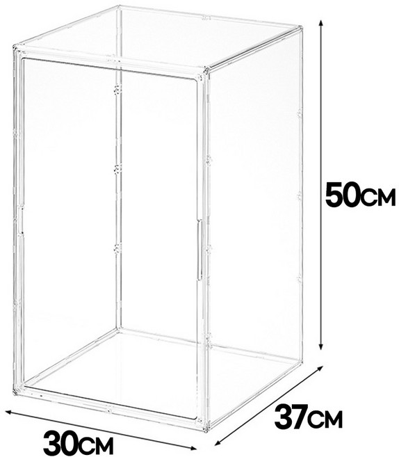 투명 피규어 장식장 진열장 특대형 레고 가방 보관함 아크릴 케이스, 1개