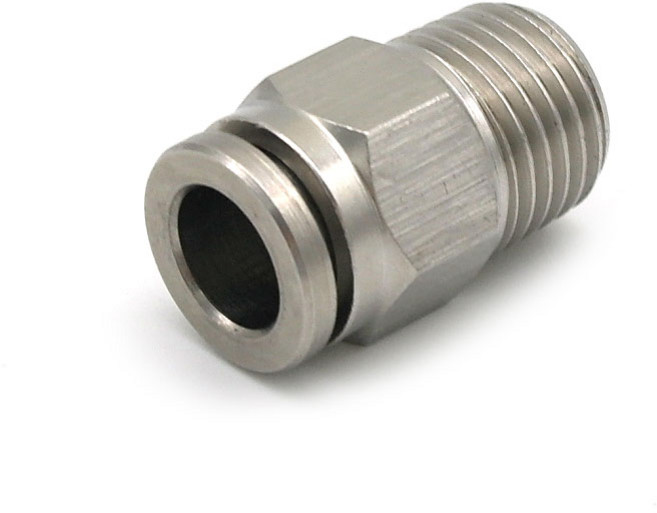 스테인레스 원터치 피팅 PC6 (PT1/4) 호스외경 6mm용, 1개