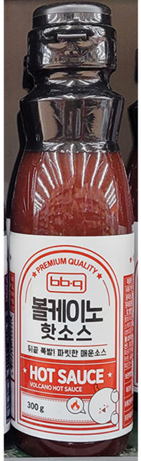 bbq 비비큐 볼케이노 핫소스 300g / 뒤끝 폭발! 짜릿한 매운소스, 1개