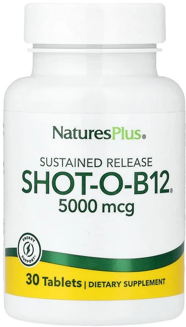 네이쳐스플러스 샷-O-B12 5000mcg 30정, 1개 - 쿠팡