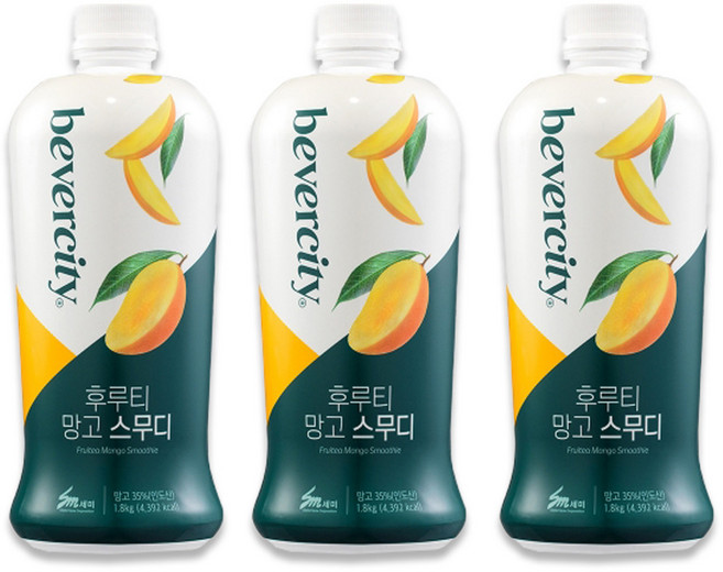 세미 망고 스무디 후루티 1.8kg, 3개