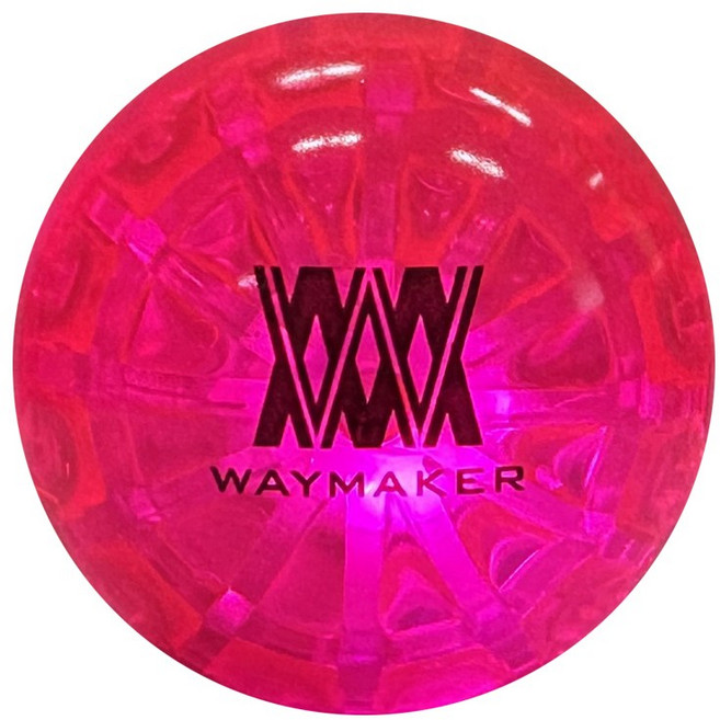 웨이메이커 WAYMAKER 투명 LED 3피스(3겹) 파크골프공 야광 발광 파크 골프 볼 라이트닝볼, 1개, 1개입, WAYMAKER LED 파크골프공(투명 핑크)