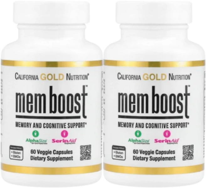 California Gold Nutrition MEM Boost 버섯 추출물 60정, 2개 - 쿠팡