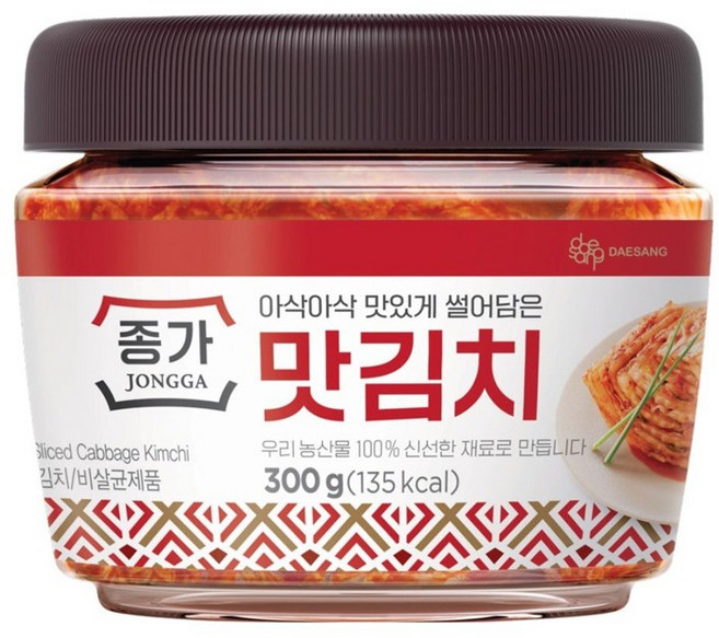종가 맛김치, 300g, 3개