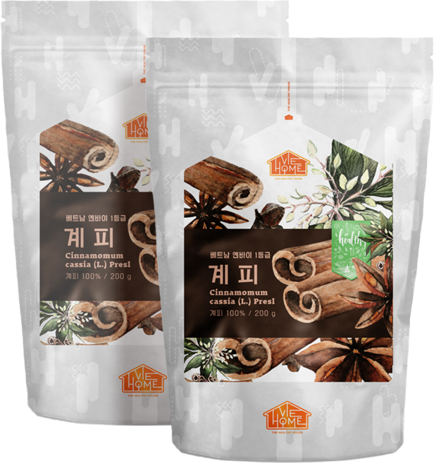[26년 생산] 건강한우리집비옴 계피가루 파우더 베트남 옌바이 1등급, 200g, 2개