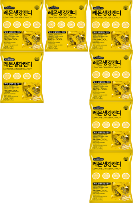 [일광제과] 레몬생강 캔디, 250g, 7개