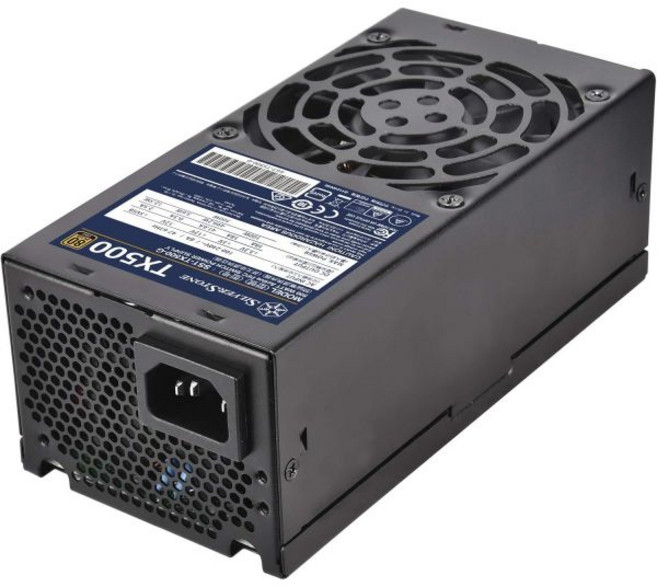 파워서플라이 풀모듈러 벌크 PC파워 실버스톤 테크놀로지 300와트 TFX 컴퓨터 전원 공급 장치80개 이상의 브론즈 및 PCIe 커넥터 SSTTX300V2 1개 포함, SilverStone Technology 500W 고정