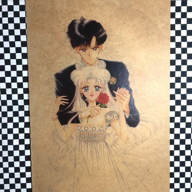 老番顛 美少女戰士 月光仙子 復古海報