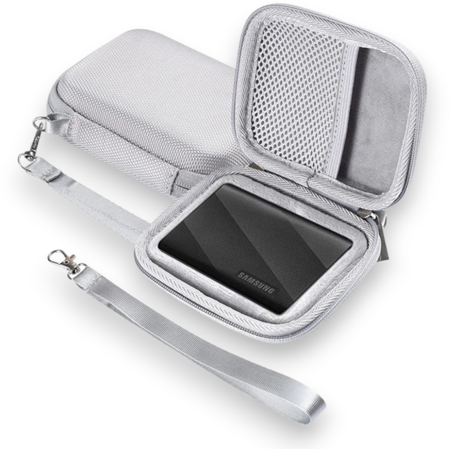 삼성 SSD T9 전용 하드쉘 EVA 케이스, GREY, 1개