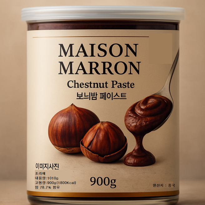메종마론 밤함량 78.7% 보늬밤 페이스트, 1개, 900g