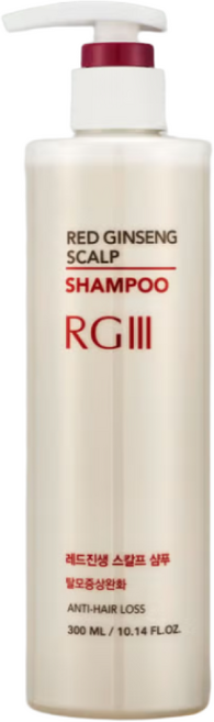 RGIII 레드진생 스칼프 샴푸, 3개, 300ml