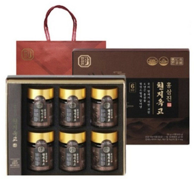 한삼인 천지옥고 홍삼진, 50g, 6개