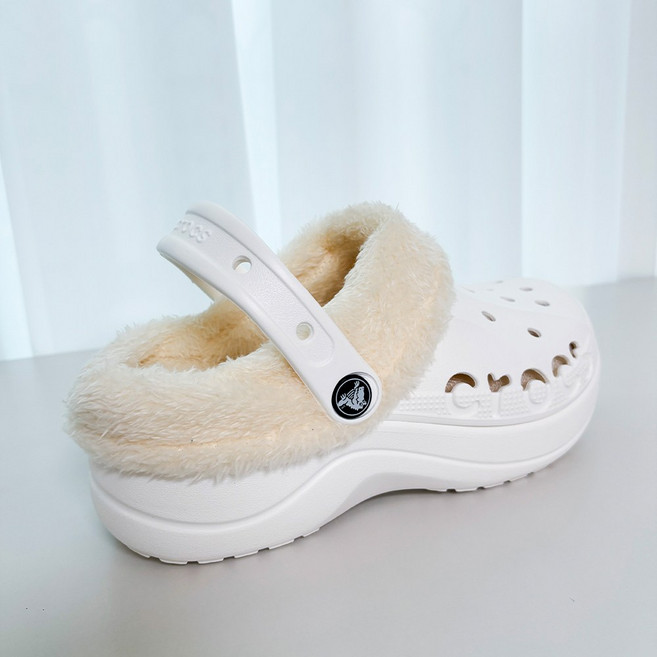 1+1 크룩스 호환 내피 발시림 클로그 슬리퍼 털 안감 겨울 실내 (신발 미포함)