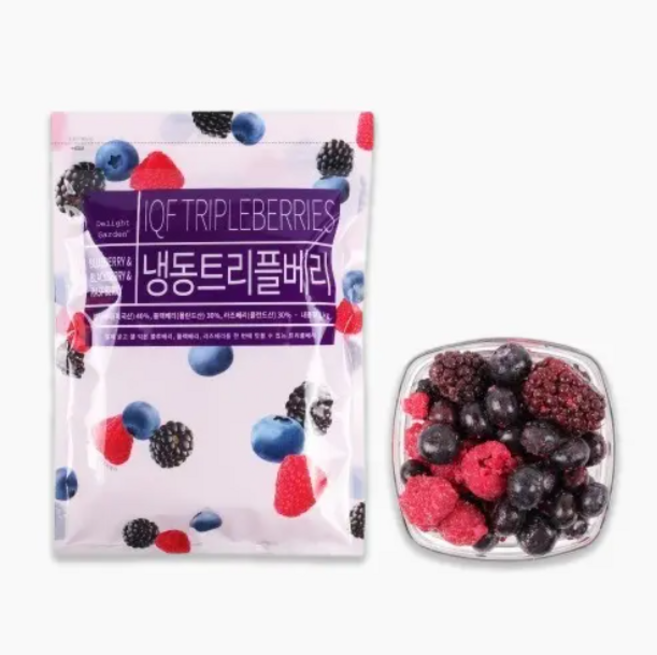 솜 냉동 트리플베리 아이스박스+드라이아이스포함, 1개, 1kg