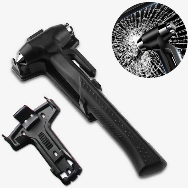 차량비상탈출용안전망치 유리파쇄용 안전벨트커팅 거치대 고정나사 포함, 2개