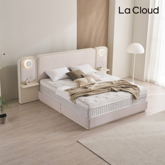 라클라우드 안단테 침대 세트 (LK)라지킹, 화이트, 화이트