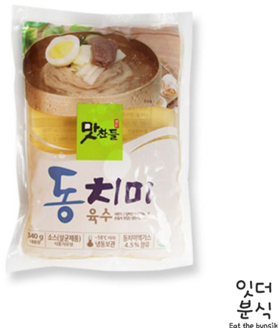 맛찬들 백미 동치미육수 340g 냉면육수 1인분, 1개