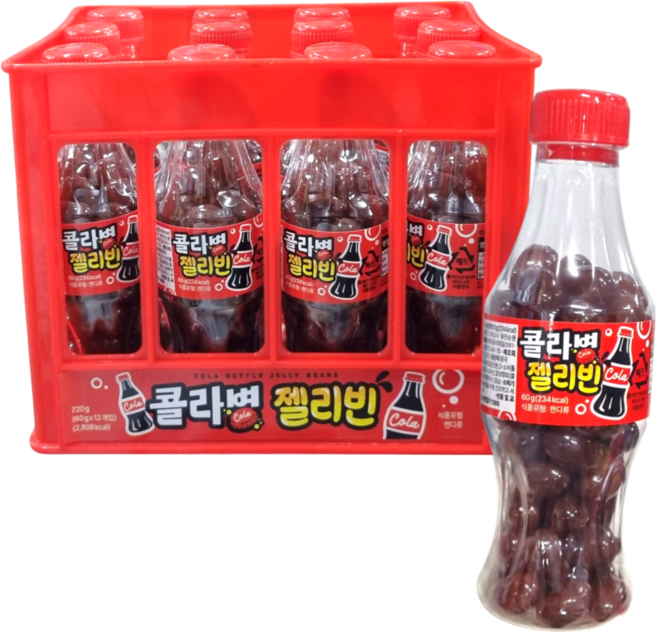 콜라병젤리빈, 48개, 60g