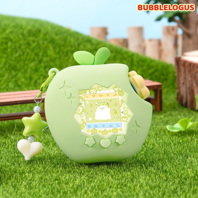 다마고치 파라다이스 케이스 애플 세트 버블로거스, 그린