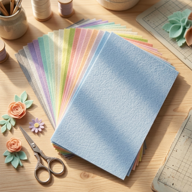 아노유 대용량 A4 파스텔 비접착 펠트지 부직포 DIY, 혼합, 20개