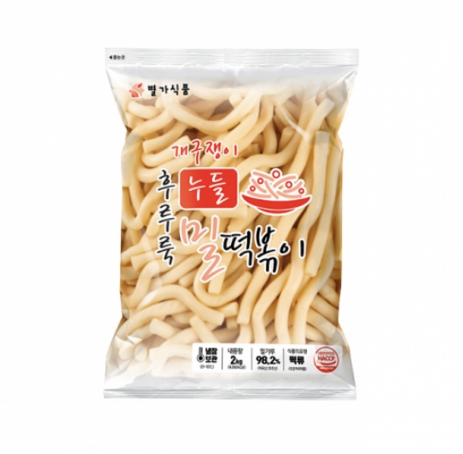 개구쟁이 후루룩 밀떡볶이 2kg, 2개