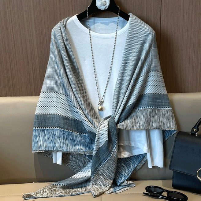 [여성 스카프] 명품 스카프 빅사이즈 사각스카프 데일리 린넨 스카프 여성 봄 여름 가을 머플러 [T-SS-S012]