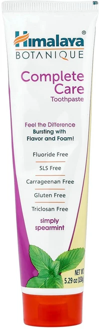 히말라야 보타니크 컴플리트 케어 치약 심플리 스피어민트향 150g (5.29oz) HIM-20027 - 쿠팡