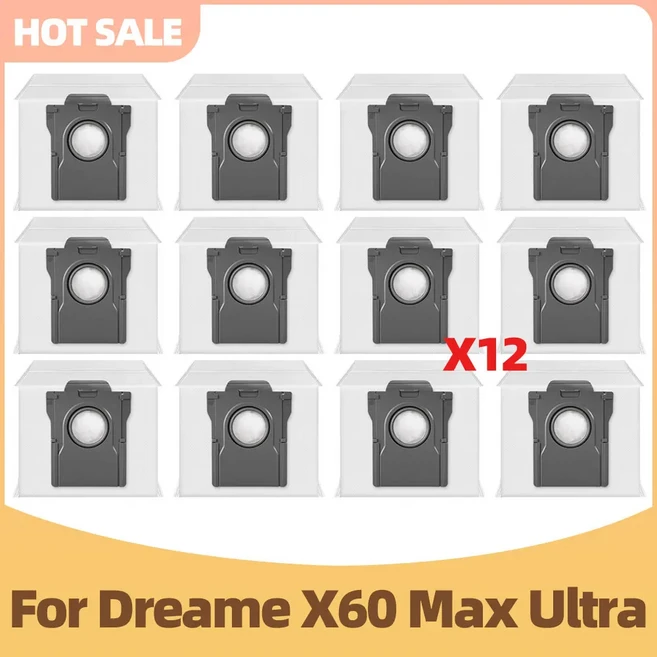드리미 Dreame X60 Max Ultra 호환 액세서리 사이드 브러시 먼지봉투 물 교체용 소모품