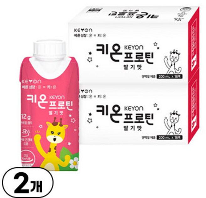 함소아 어린이 단백질 음료 키온 프로틴, 200ml, 36개