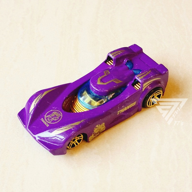 英雄概念車合金車 模型玩具車 兒童小汽車 1/64 英雄跑車 6款可選, 紫色, 1個