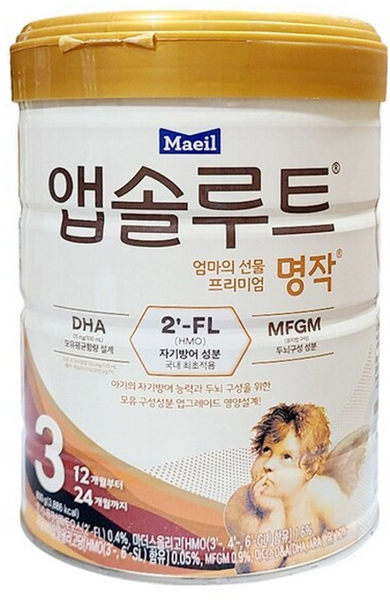매일유업 앱솔루트 명작 2FL 분유, 1개입, 800g