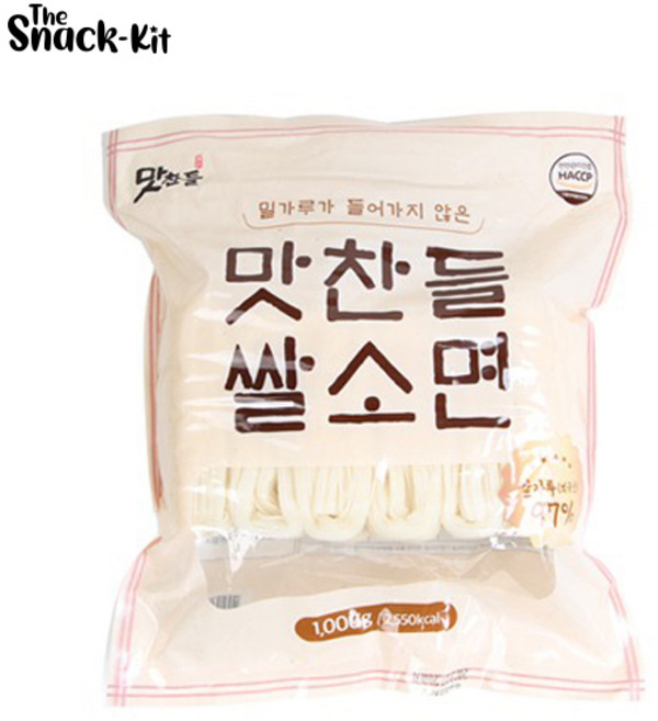 맛찬들백미식품 쌀소면, 1kg, 1개