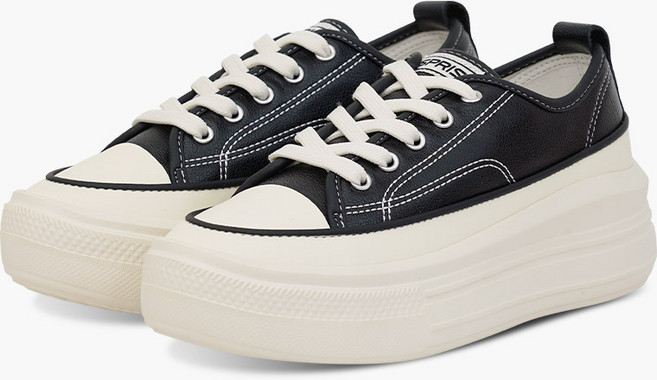 [스프리스] 여성 쿠션 키높이 발편한 키높이 스니커즈 통굽 경량 데일리 패션 운동화 워킹화