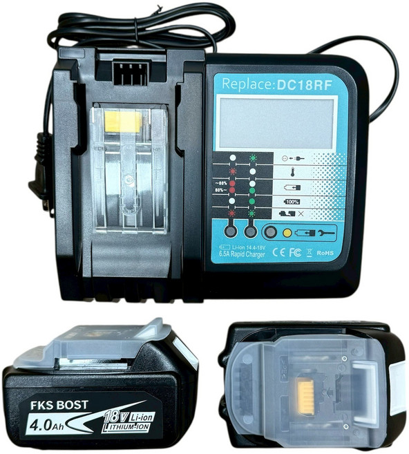 FKS BOST 18V 無刷座式鋼筋切斷機, 1個, 4.0電池套組(兩電一充)