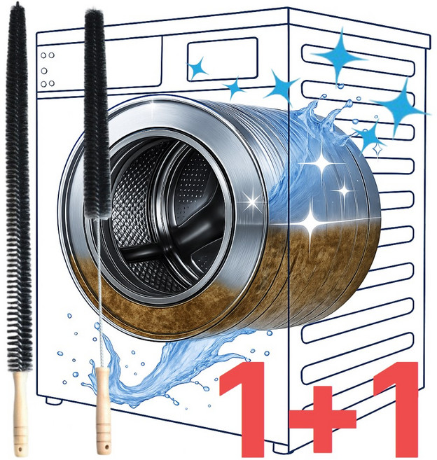 클리캣 세탁기 건조기 틈새브러쉬 만능 청소솔, 1세트, 혼합