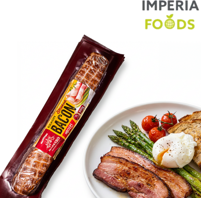 마에스트로 MAESTRO 통삼겹 스모키 베이컨 Smoked Bacon 350g, 1개