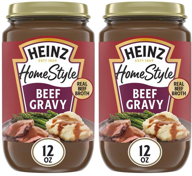 하인즈 홈스타일 비프 그레이비 소스 340g 2개