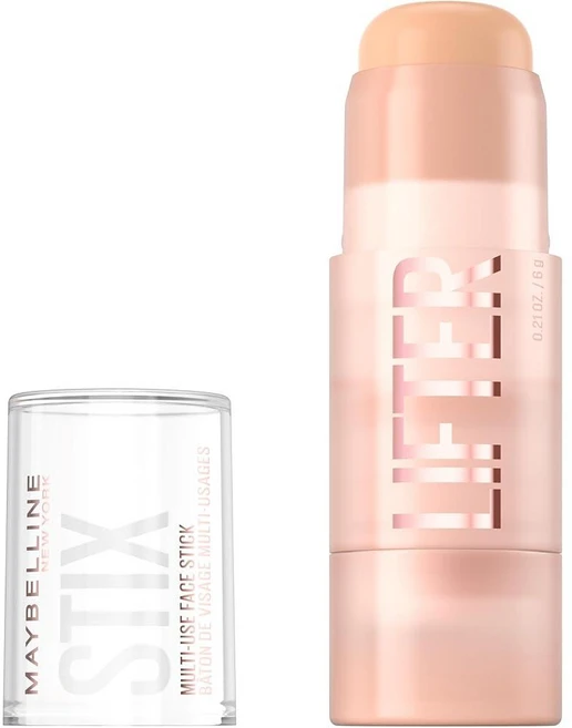 메이블린뉴욕 Maybelline 메이블린 Lifter Stix 다용도 페이스 스틱 컨투어 브론저 컨실러 파운데이션 크랜베리 씨드 오일이 함유된 올인원 크리미 메이크업 35 1개, 10 - 뉴트럴 - 쿠팡