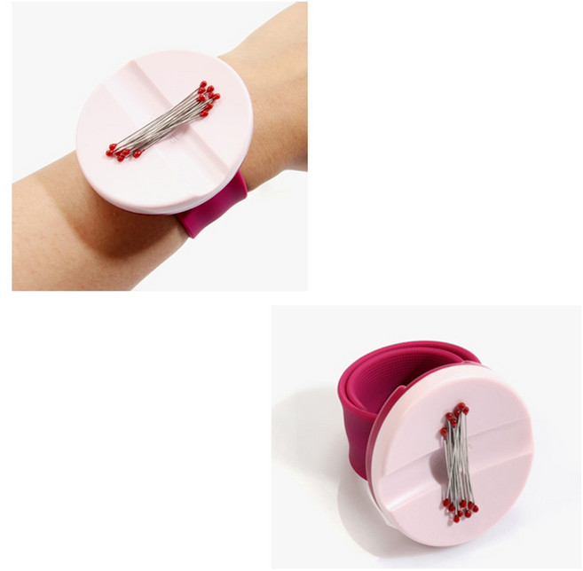 후야몰/크로바-자동팔찌형 마그네틱 핀쿠션 바늘꽂이 퀼트 프랑스자수 홈패션-당일발송, 크로바-자동팔찌형마그네틱핀쿠션, 1개