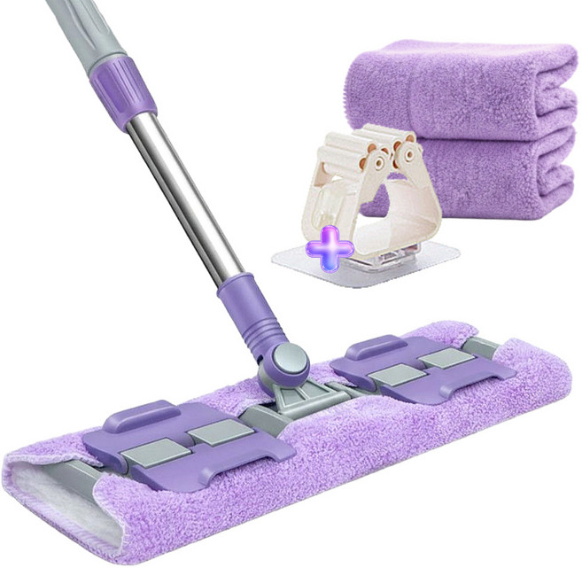 필인어스 360회전 밀대걸레 + 극세사 패드 2매, 1개