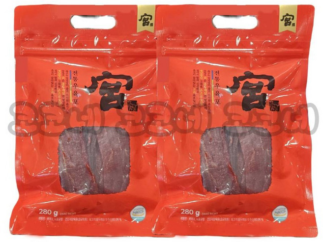 견우푸드 궁 우육포, 280g, 2개