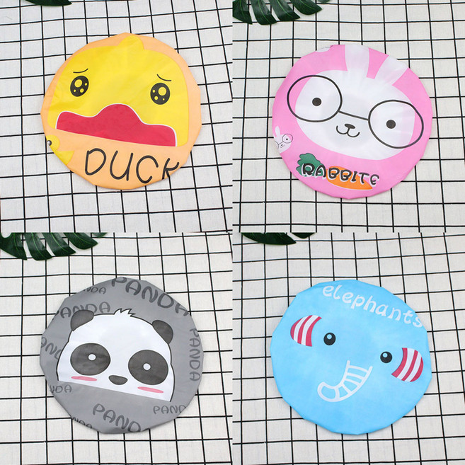 귀여운 캐릭터 헤어캡 20장 여행용 샤워캡 염색비닐 헤어팩비닐덮개, 큐티 헤어캡 20매, 1개