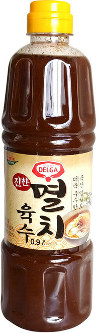 롯데푸드 진한멸치육수 0.9L 멸치육수, 900ml, 1개