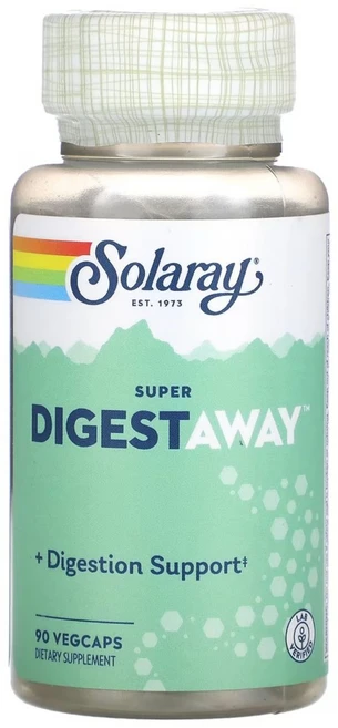 솔라레이 수퍼 디제스트어웨이 90 베지캡슐 판크레아틴 4배 소화효소혼합, 1개, 90정 - 쿠팡