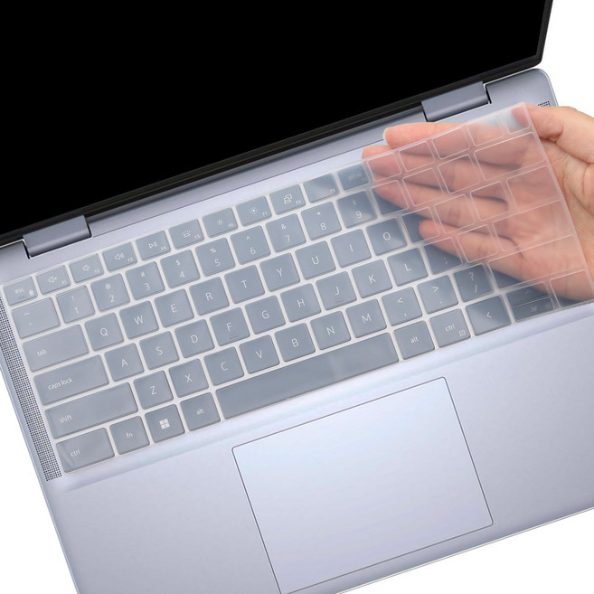 키보드 커버 2025 뉴 델 인스피론 14 플러스 2-in-1 DB14250 DB14255 DB04255 & Inspiron 14 Plus 7440 7441 Inspiron, Black, Black