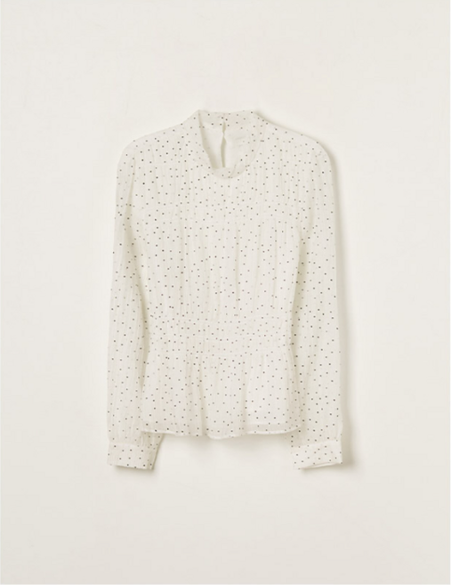 로엠 여성용 소재 변형 블라우스