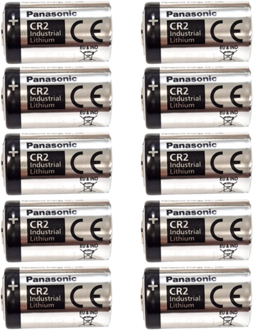 파나소닉 카메라용 리튬 건전지 CR2 3V, 1개입, 10개